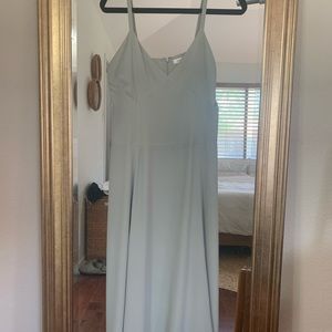 Babaton Seafoam Green midi dress